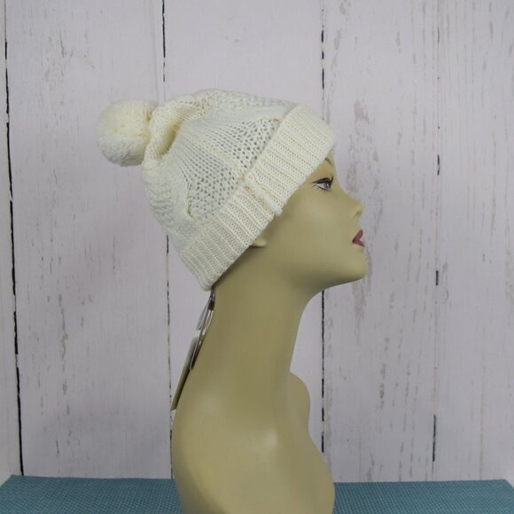 NWT Joie Macia Beanie Ribbed Pom Hat Wool Blend Unisex main image 8